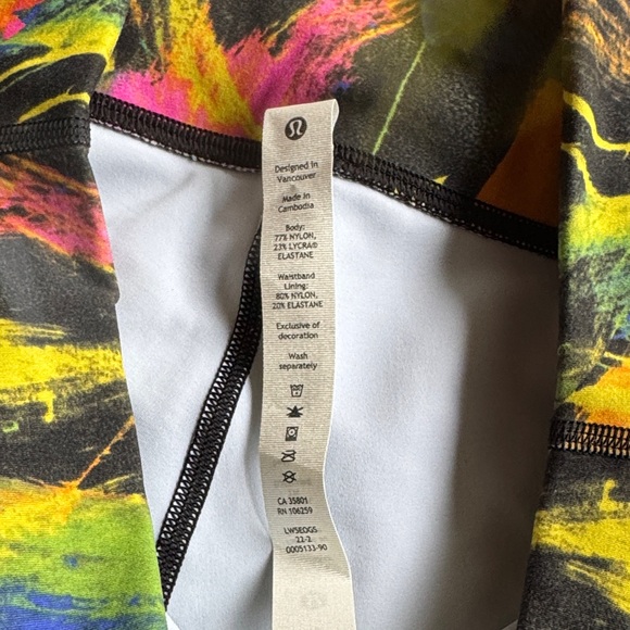 Lululemon Athletica Vibrant Abstract Leggings - Picture 6 of 7